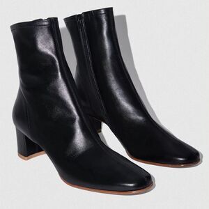 BY FAR Sofia Black Leather Boots NEW REVOLVE